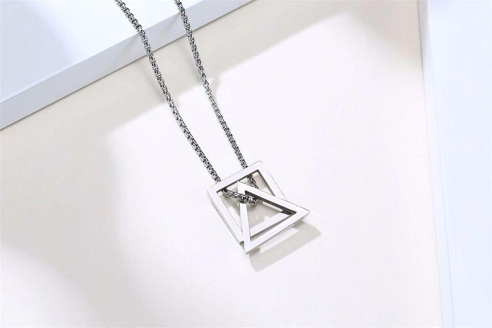 Collar Style Silver Space Hombre Mujer Moda Masculina 2021-4