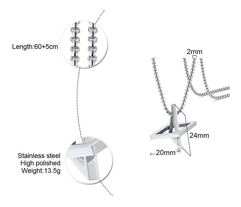 Collar Style Silver Space Hombre Mujer Moda Masculina 2021-5