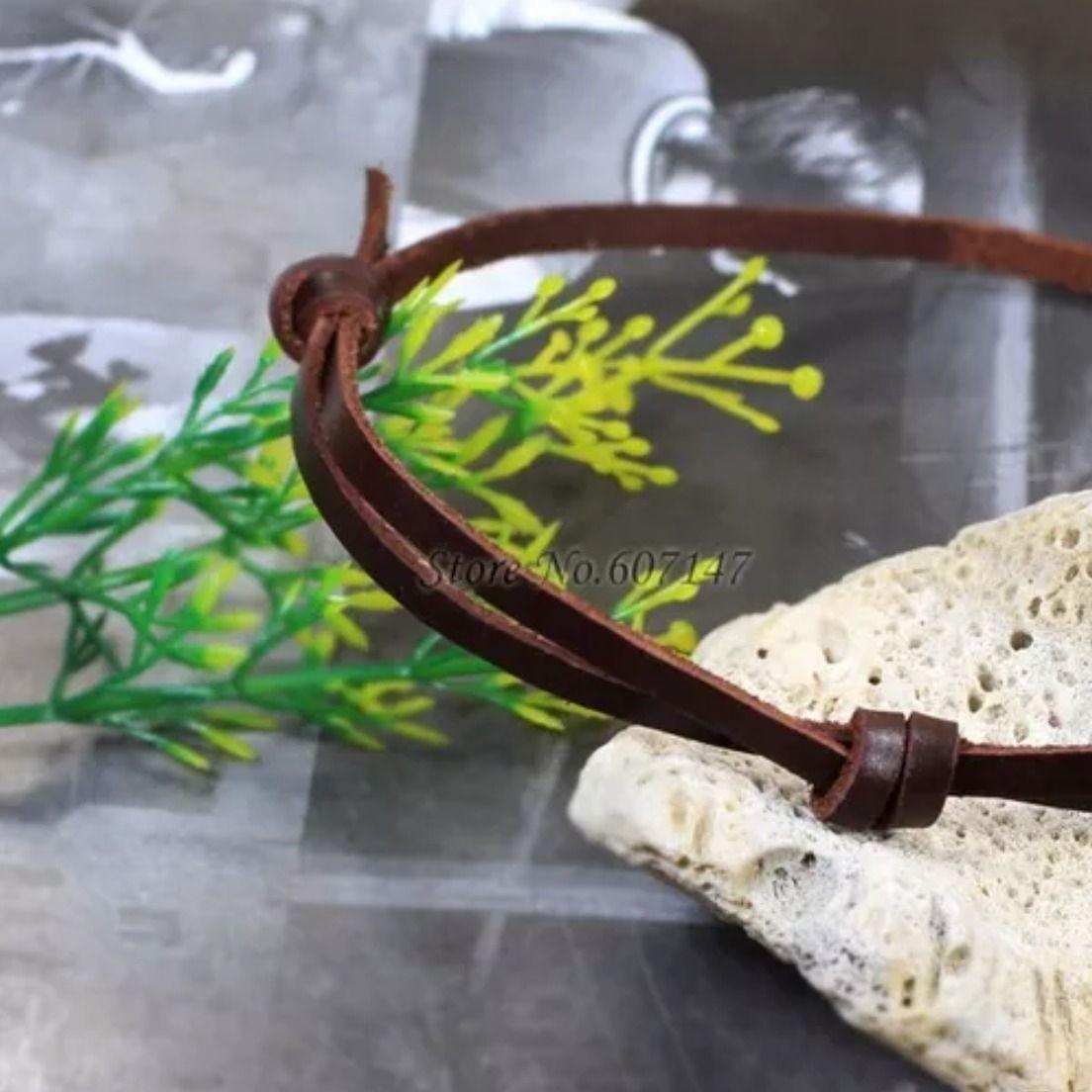 Collar De Cuero Cuchillo De Combate Hombre Mujer Moda 2021-2