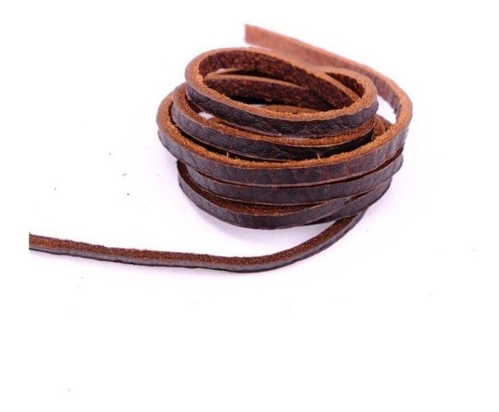 Collar De Cuero Pluma Turquesa Hombre Mujer Style-3