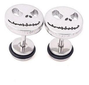 Aros Punk Hombre Mujer Jack Silver Earing Moda 2020-1