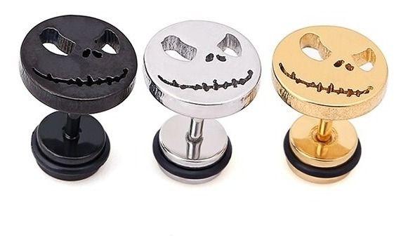 Aros Punk Hombre Mujer Jack Silver Earing Moda 2020-2