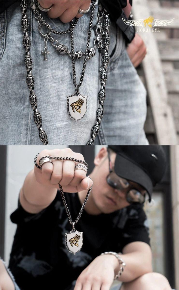 Collar Ojo De Horus Egipcio Hombre Mujer Moda Style M1-2