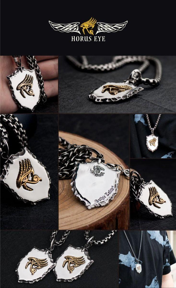 Collar Ojo De Horus Egipcio Hombre Mujer Moda Style M1-4