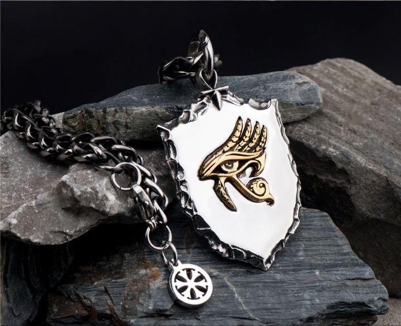 Collar Ojo De Horus Egipcio Hombre Mujer Moda Style M1-5