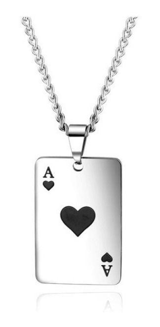 Collar As De Picas Hombre Mujer Moda 2022 Style X-5