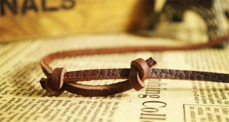 Collar De Cuero Aro Hombre Mujer Moda 2019 Il-3