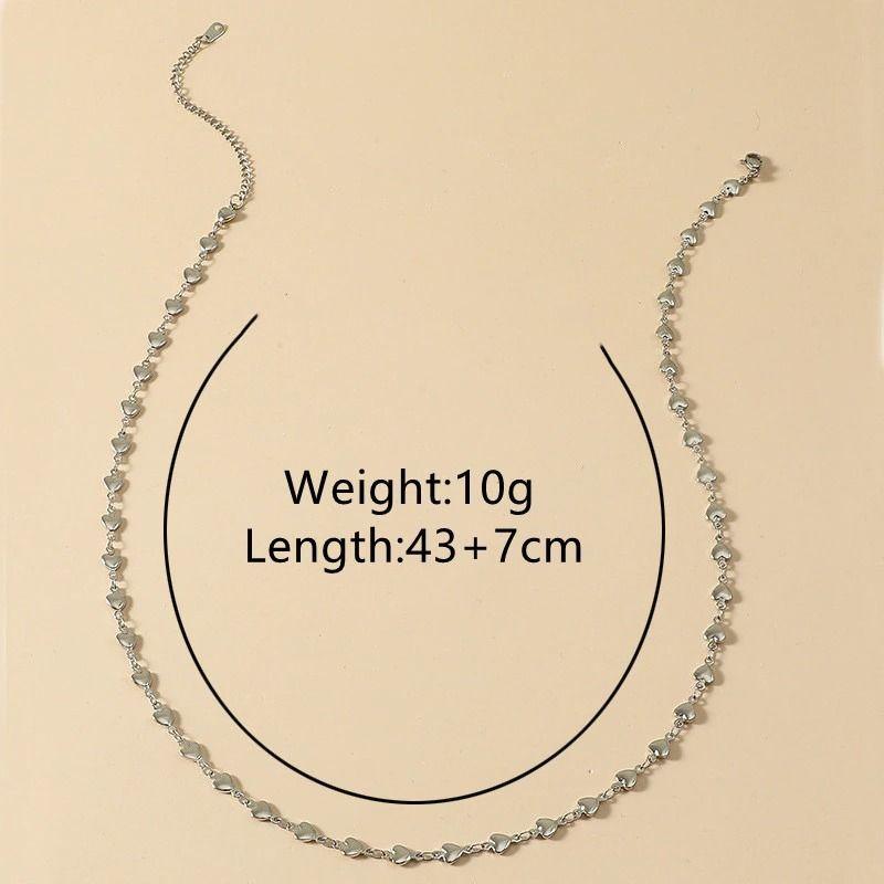 Collar De Corazones Para Damas Mujer Corazón-3