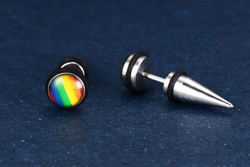 Aros Bandera De Diversidad Lgbt Earing Moda 2019-5