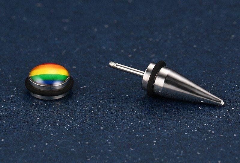 Aros Bandera De Diversidad Lgbt Earing Moda 2019-6