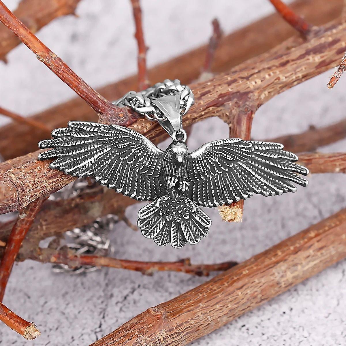 Collar Cuervo Black Hombre Mujer Moda 2022-2