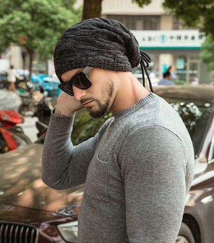 Gorro Invierno Cuello Hombre De Lana Con Forro Interno-1
