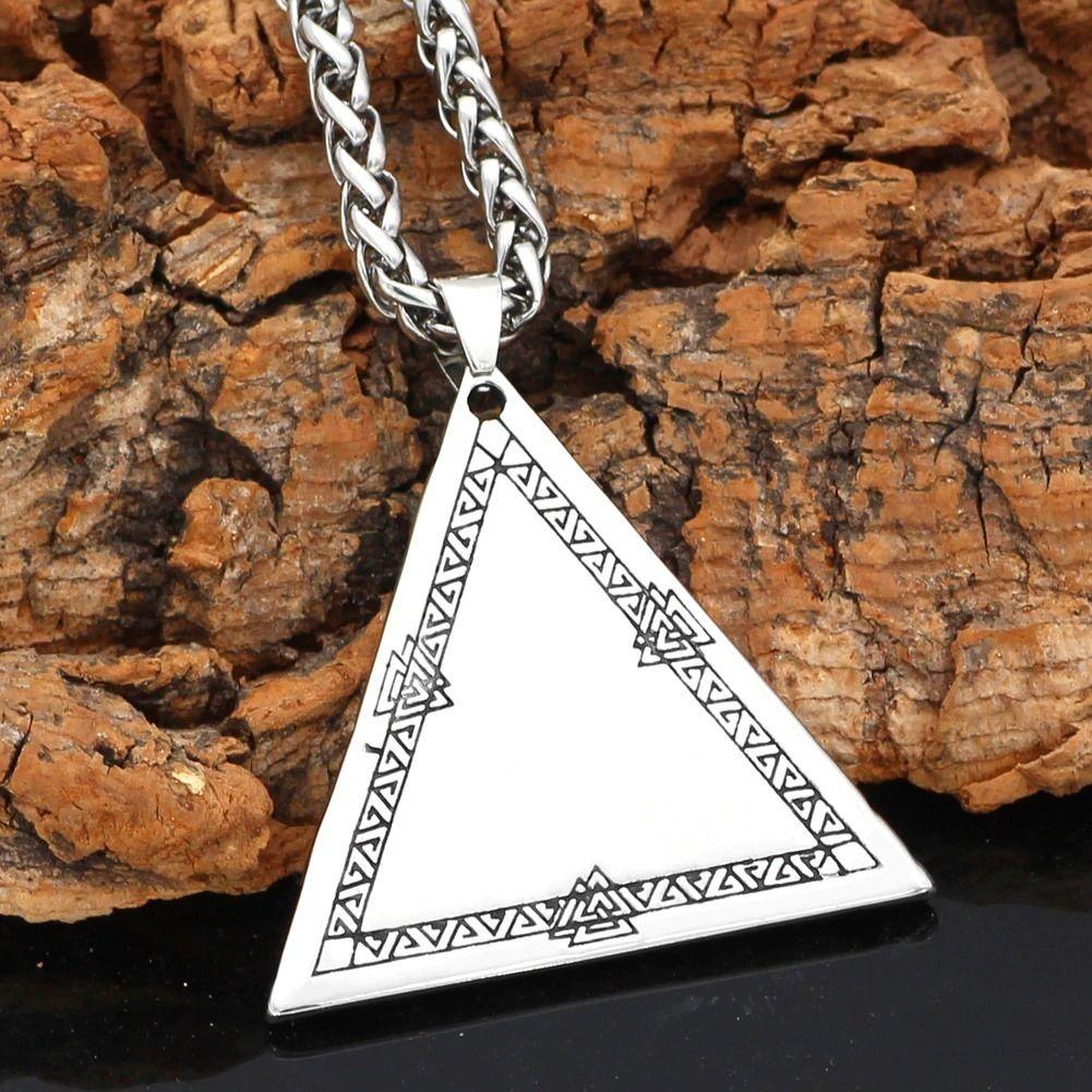 Collar Valknut Arbol De Vida Nordico Vikingo Hombre 2022-2