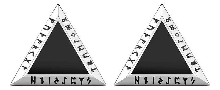 Aros Vikingos Punk Triangulo Runas Vikingas Hombre Mujer-9