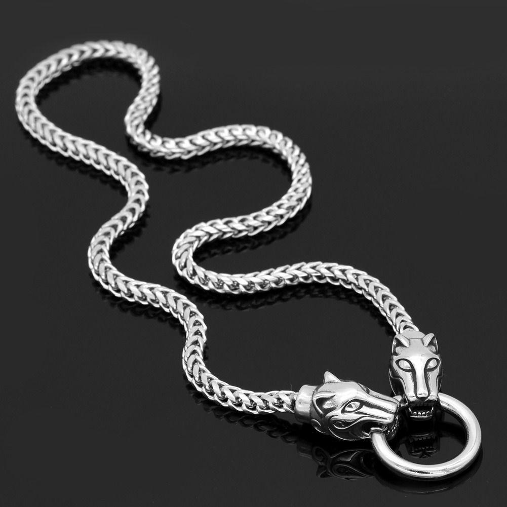 Collar Vikingo Martillo Thor Acero Hombre Moda Vikingo-4