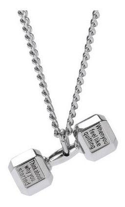 Collar De Caballero Mancuerna Gym Gimnasio Moda 2021 S-1