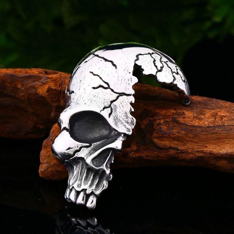 Collar Craneo Calavera Hombre Moda Masculina 2021 1-4