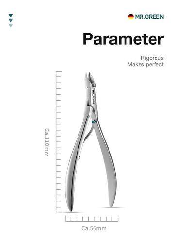 Cortaúñas Mr. Green Acero Inoxidable Manicure Corta Cutícula-8
