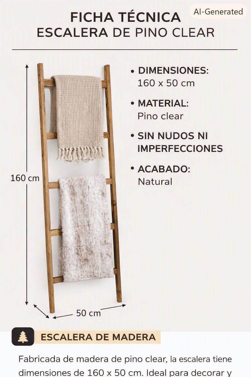 Escalera decorativa Roble-2