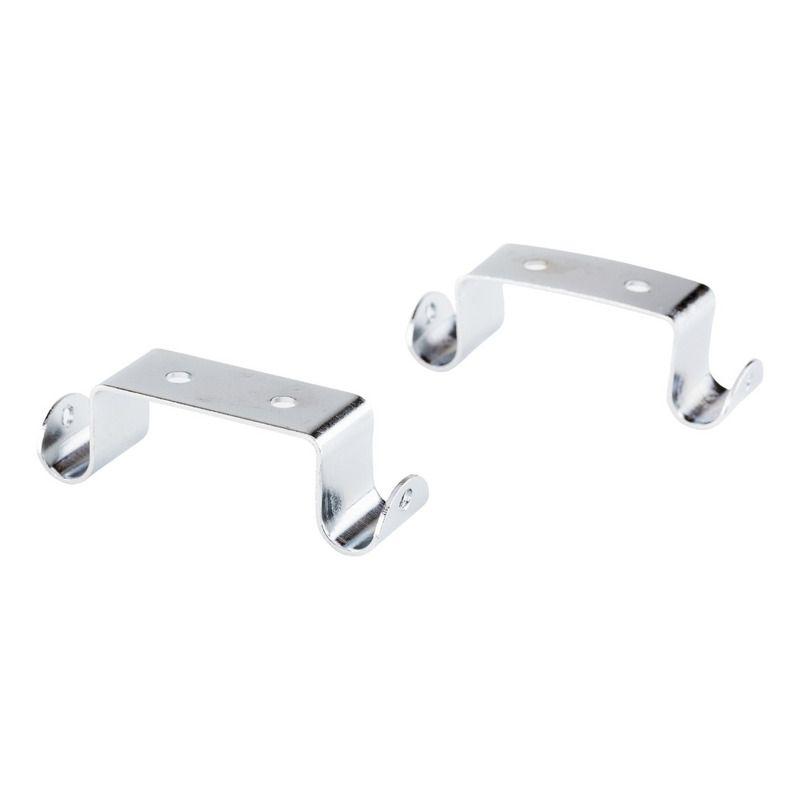 Pack 2 Unidades Soporte Cromado Doble Techo 12 Mm-0