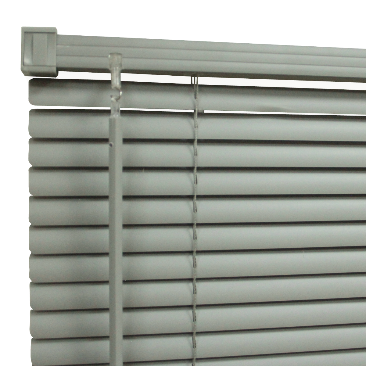 Persiana Veneciana Pvc 25MM 180X165 Cm Manual Gris Ceniza Aura-3