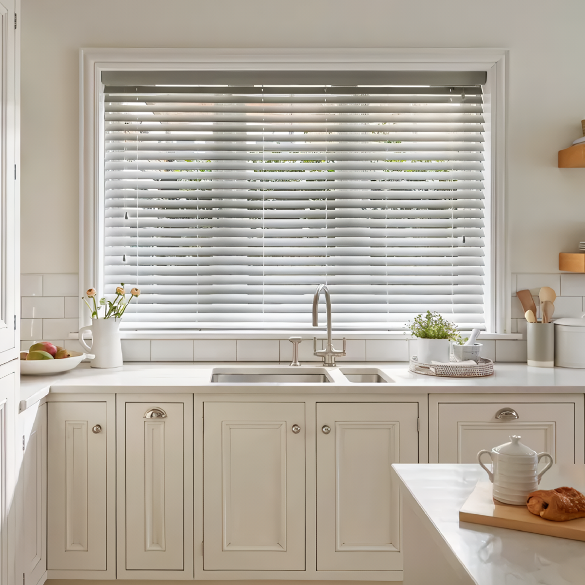 Persiana Veneciana Pvc 25MM 180X165 Cm Manual Gris Ceniza Aura-8