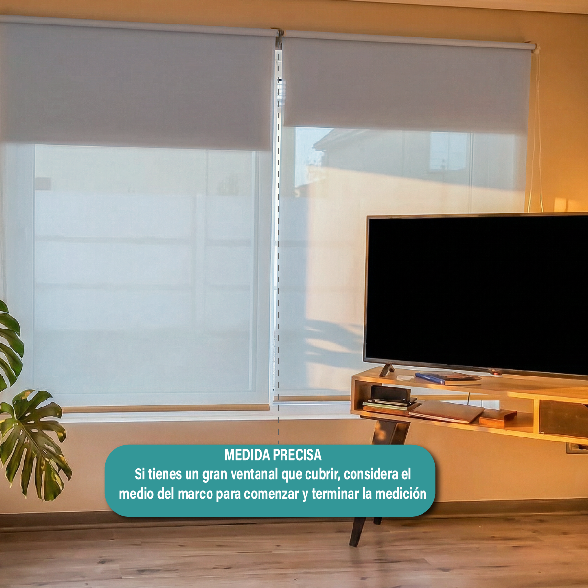 Cortina Roller Doble Blackout y Sunscreen 150X250 Cm Color Gris Marca Aura-8