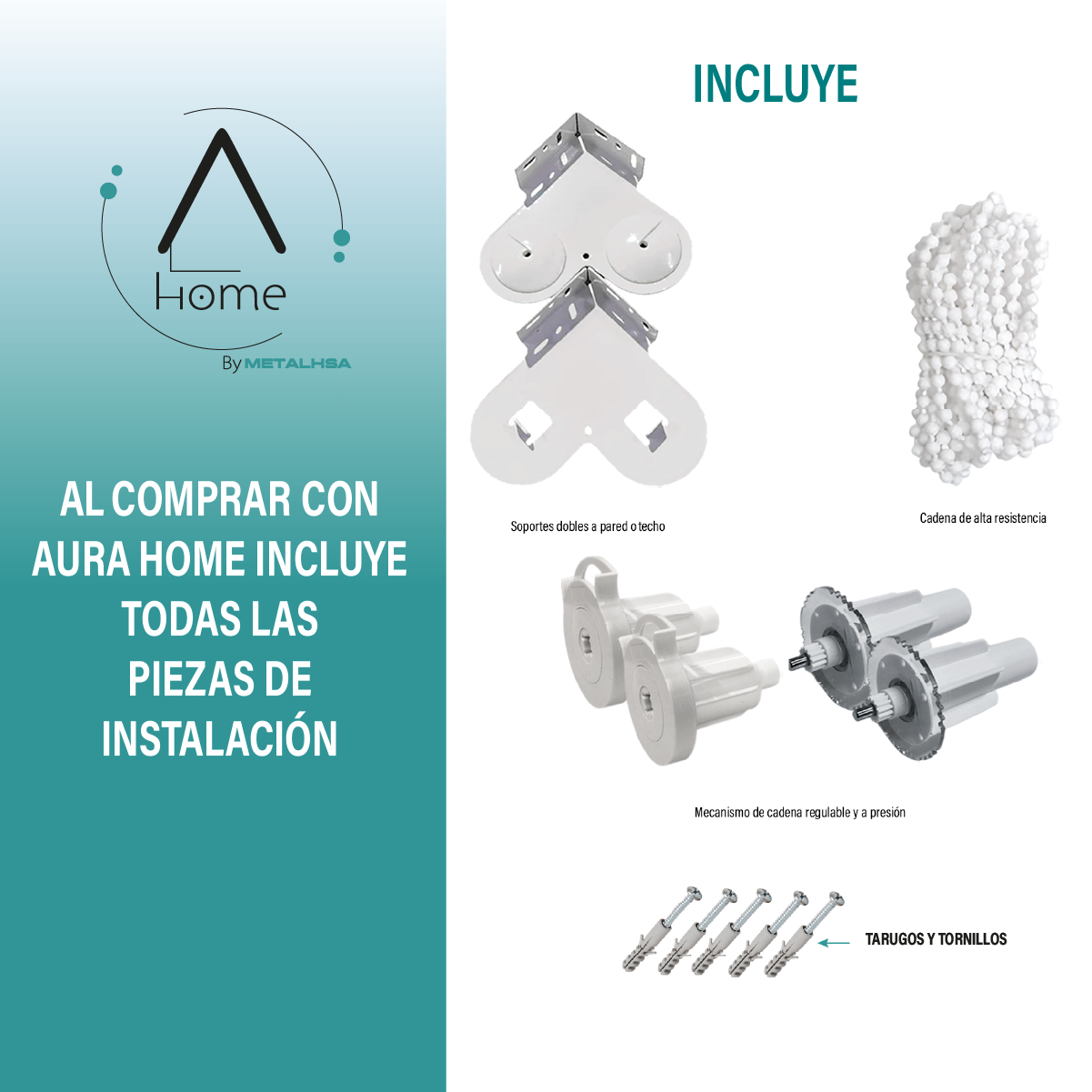 Cortina Roller Doble Blackout y Sunscreen 150X250 Cm Color Gris Marca Aura-9