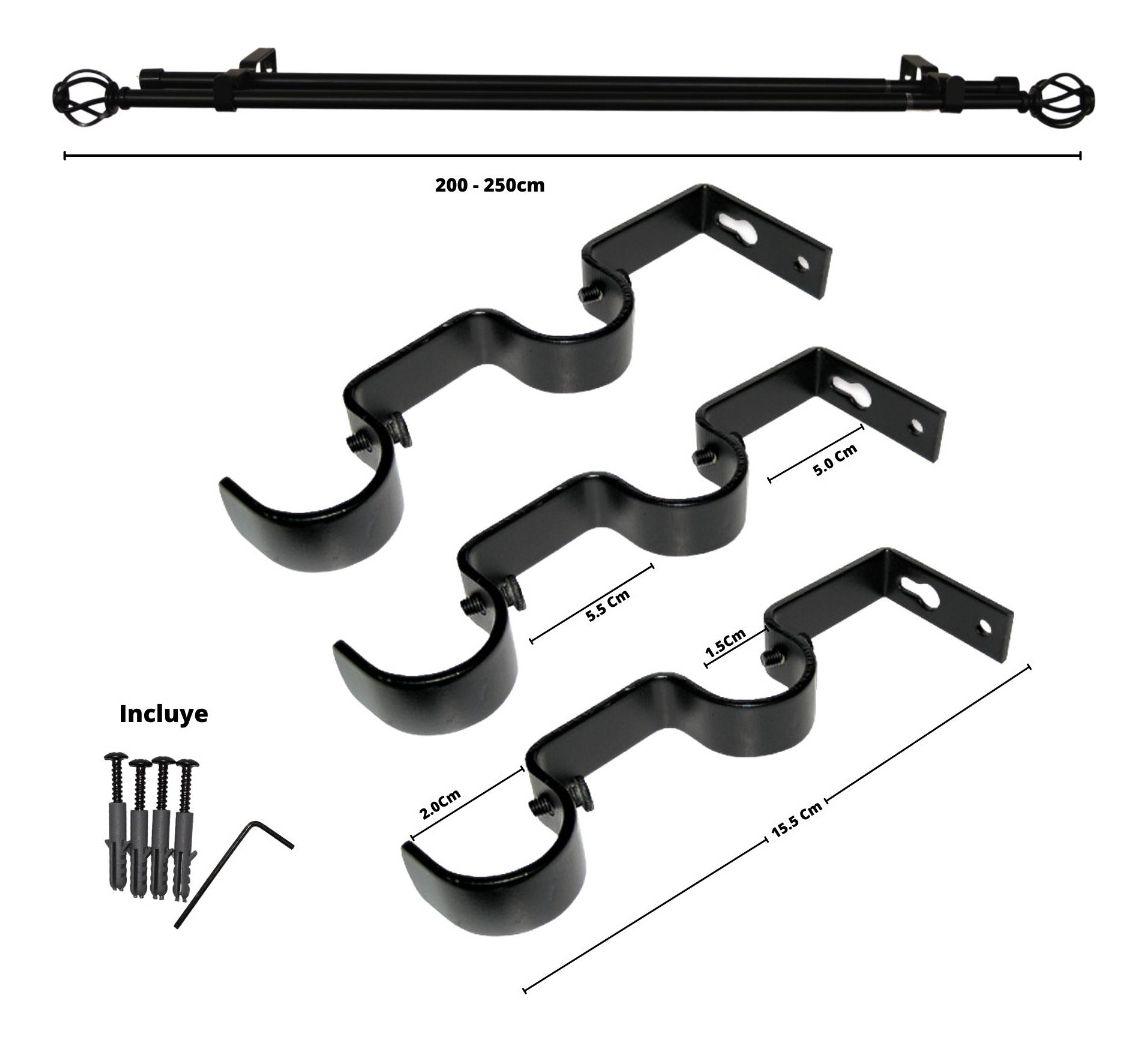 Set Doble Extensible 200-250 Cm Color Orb Terminal Nido-5