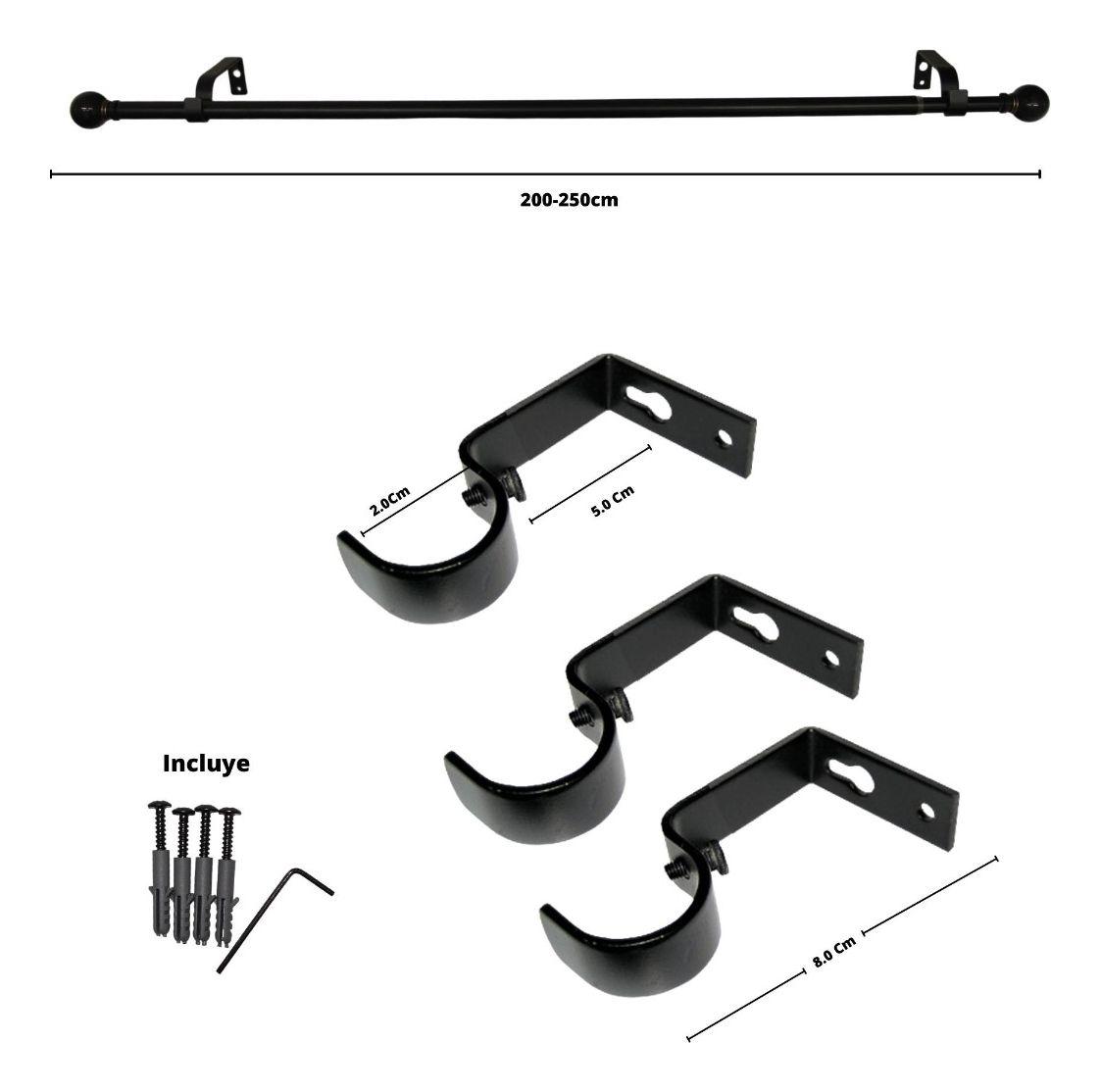 Set Simple Extensible 200-250 Cm Color Orb Terminal Bola-4