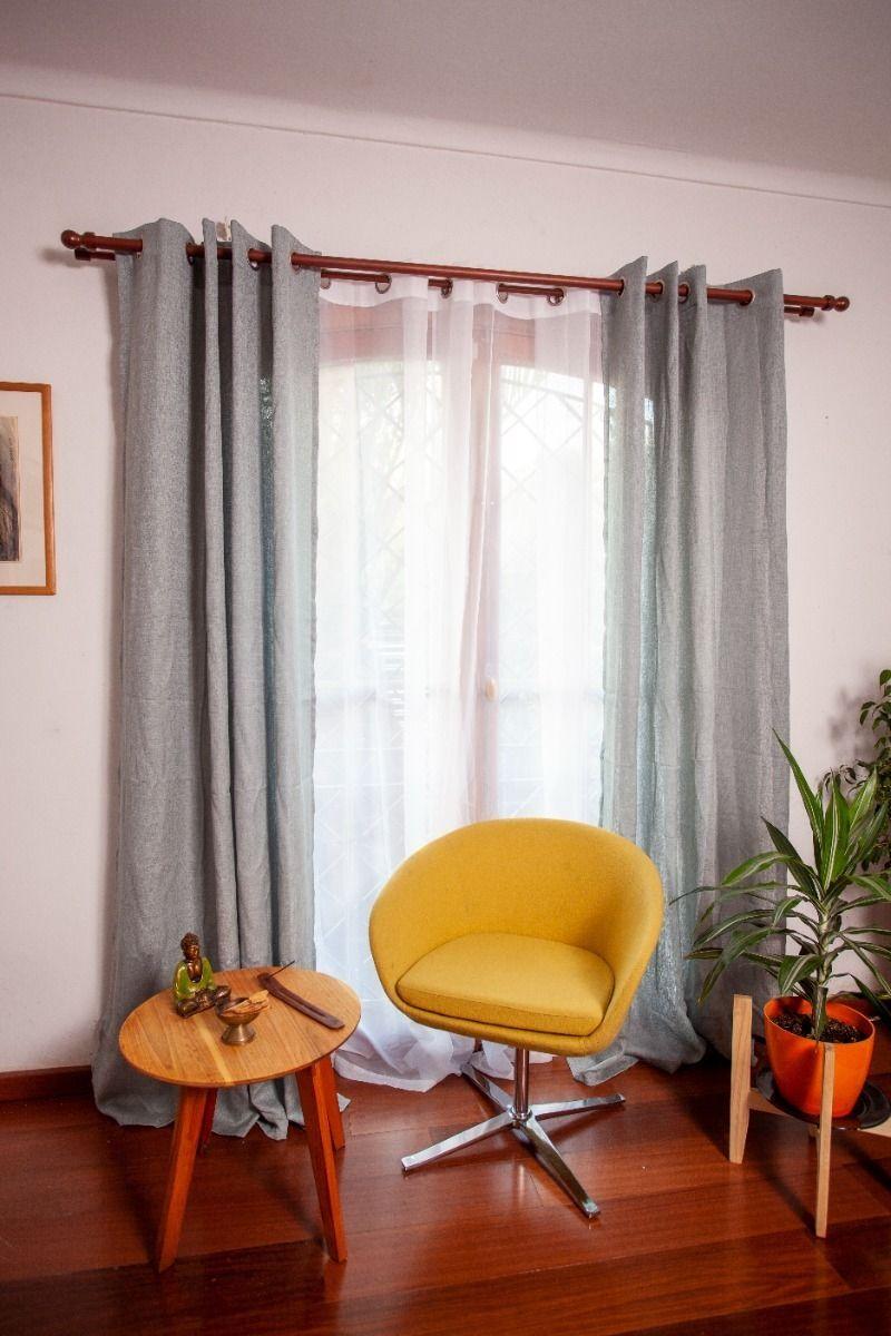 Set De Madera Caoba 1.50 Mt Terminal Bola.-2