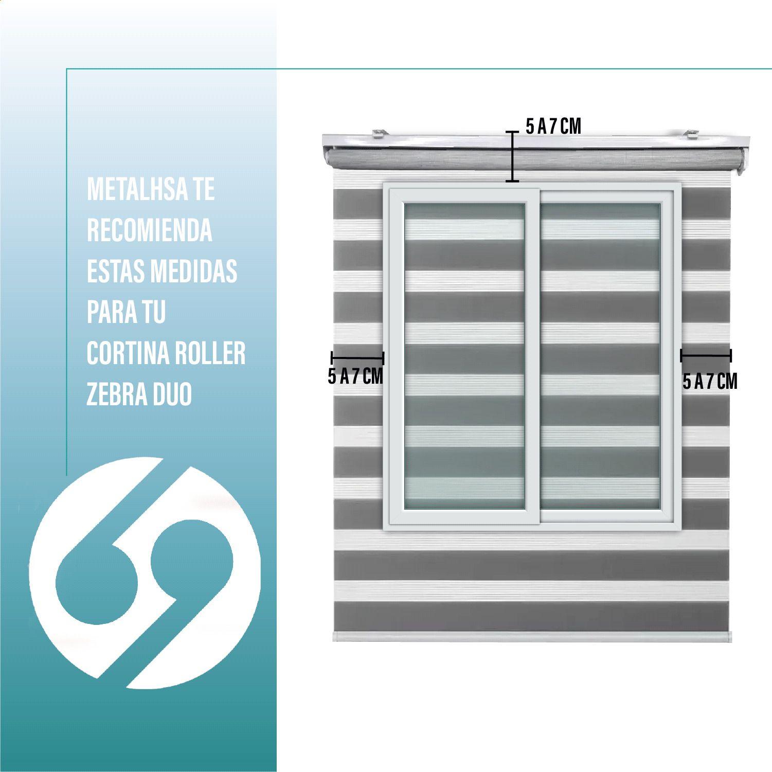 Roller Duo Zebra Día y Noche Gris 200 X 250 Cm Sin Cenefa-2