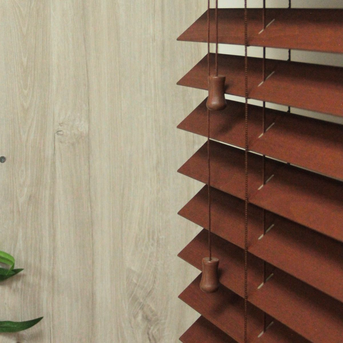 Persiana Imitación Madera 50 MM 150X250 Cm Cerezo Texturado Aura-3