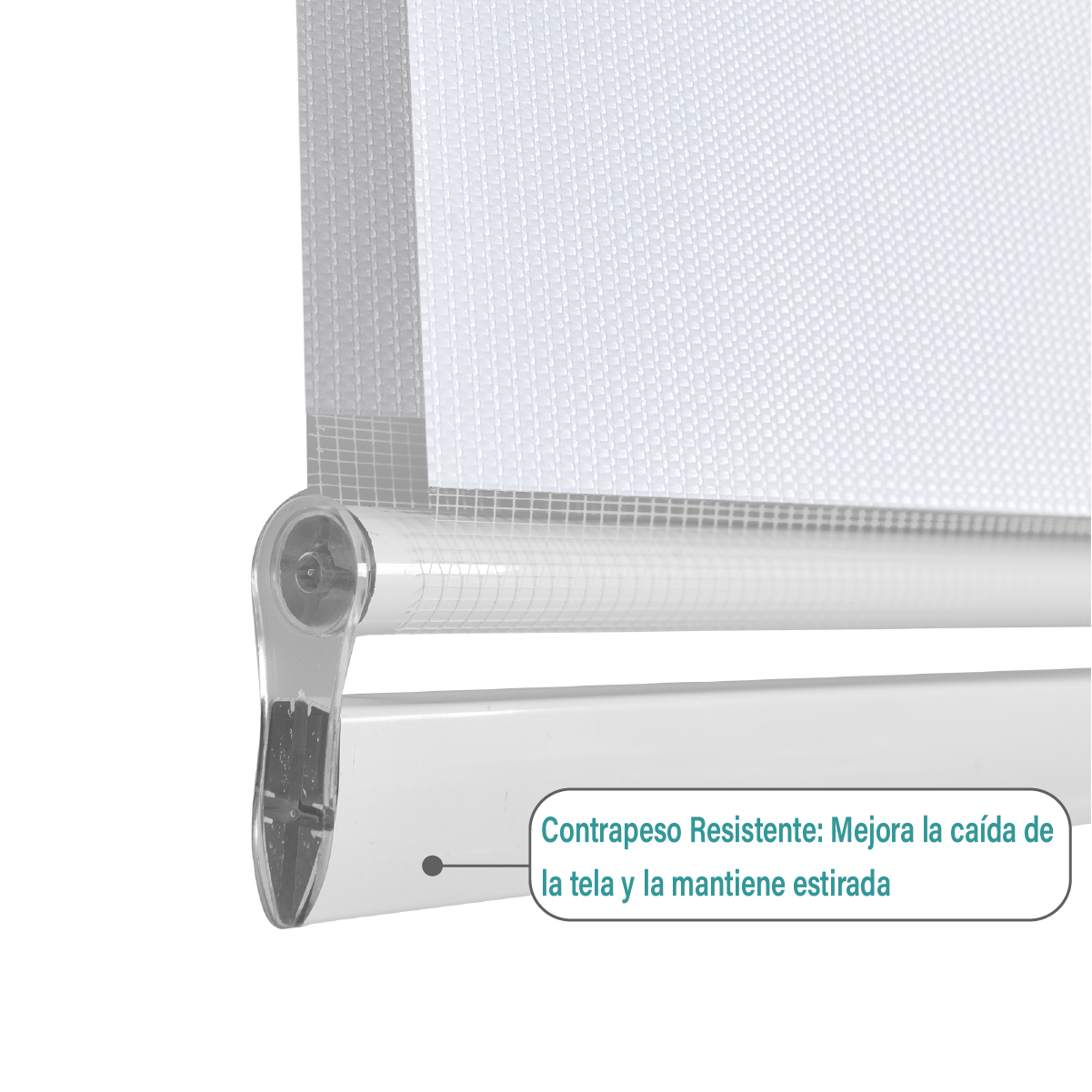 Cortina Roller Duo Zebra Día Y Noche 150 X 165 Cm Color Blanco Marca Aura-4