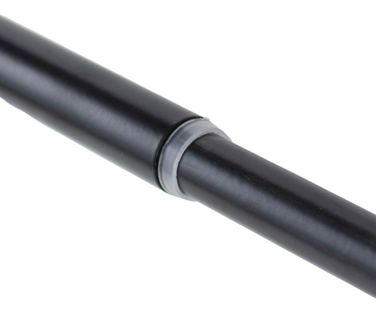 Set Barra para Cortina Simple 13/16 Mm Extensible 120-200 Cm Negro Bola-2