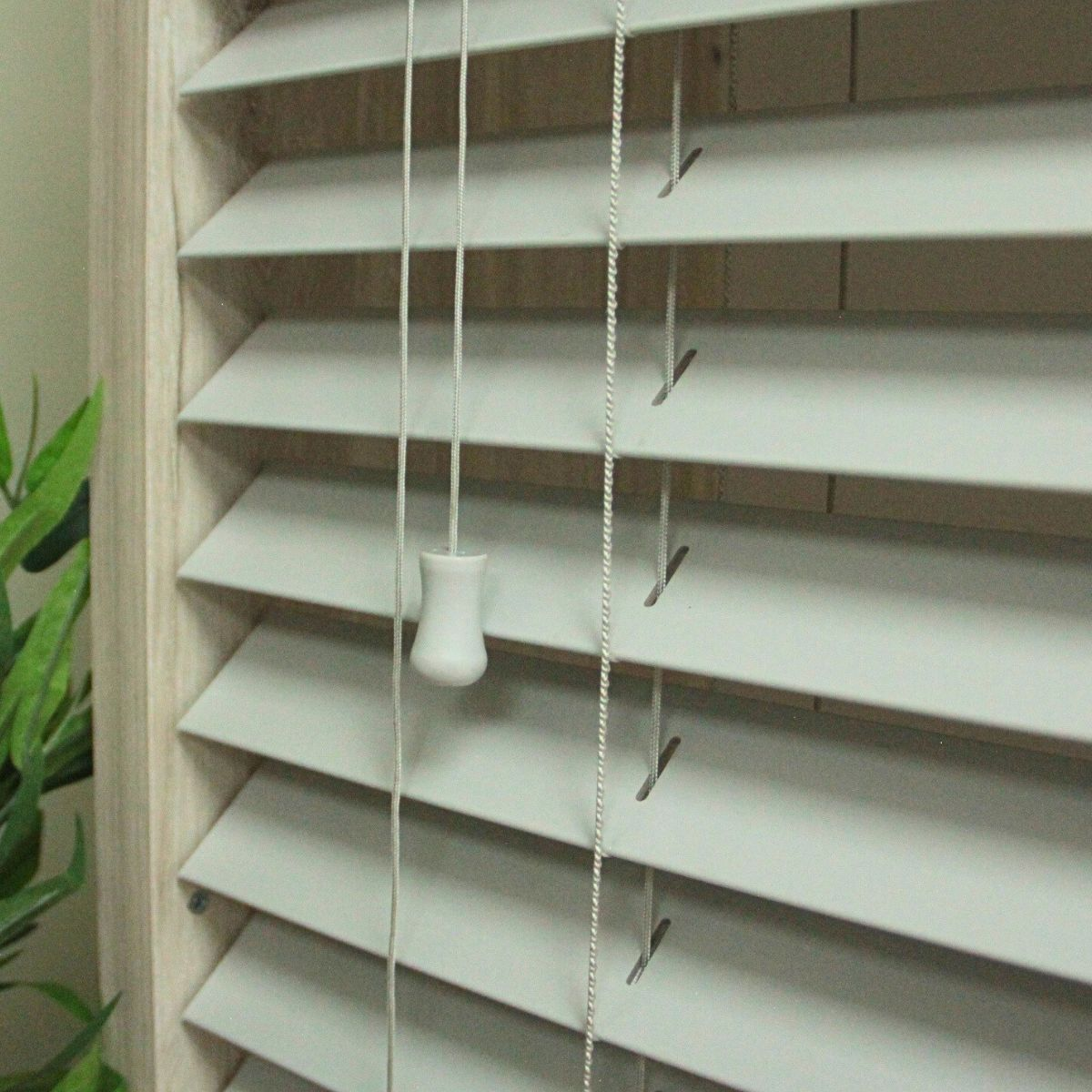 Persiana Imitación Madera 50 MM 150X250 Cm Gris Claro Aura-3