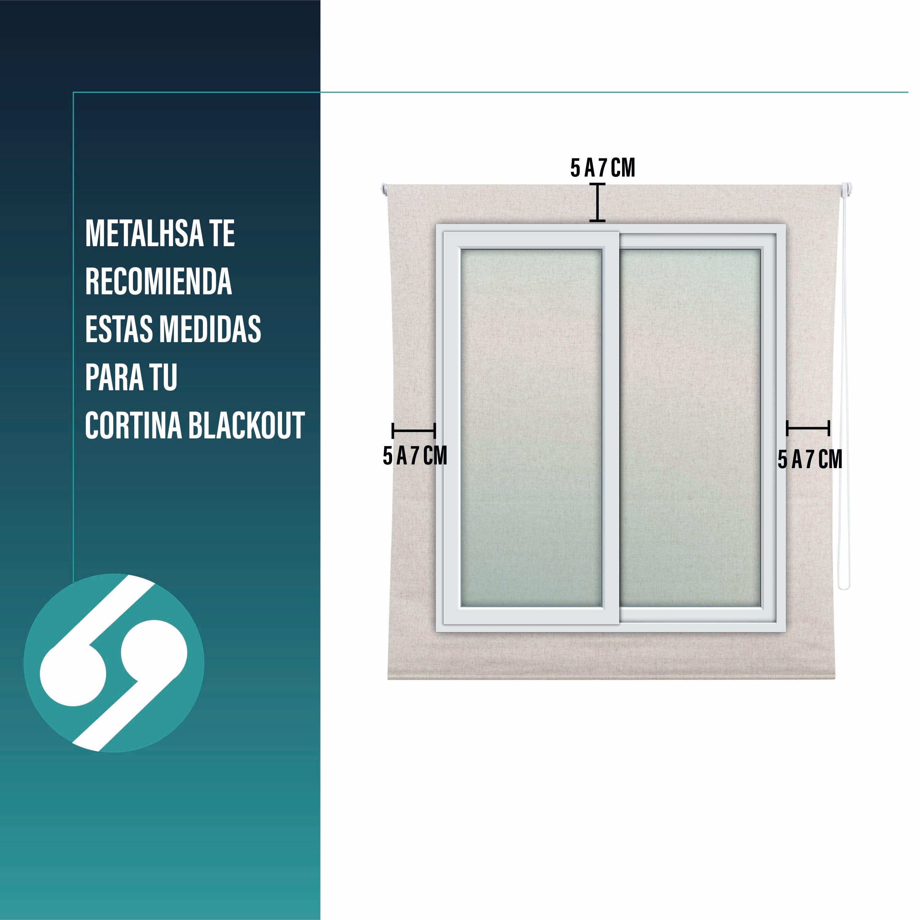 Cortina Roller Blackout Textura Lino 090 X 250 Cm-7