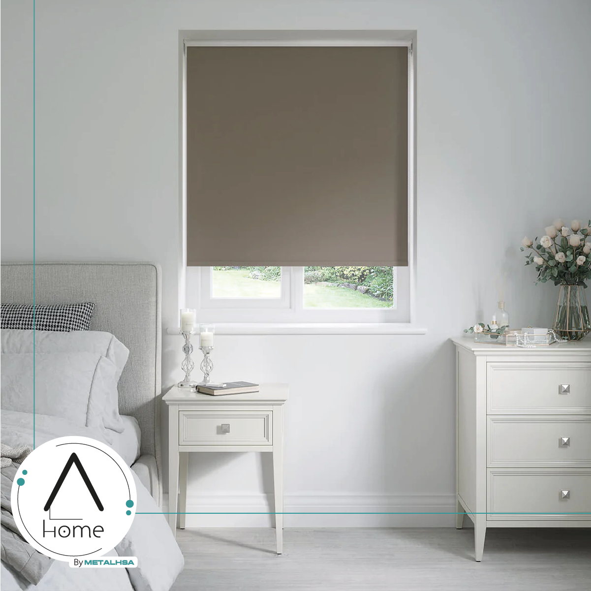 Cortina Roller Blackout Tostado 90 X 165 Cm Sunfree-6