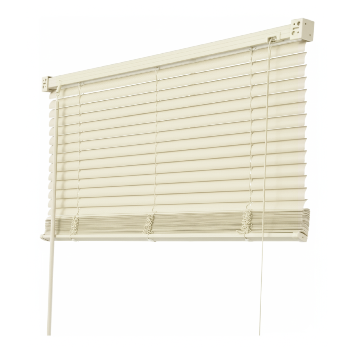 Persiana Veneciana Pvc 25MM 100X165 Cm Manual Marfil Aura-1