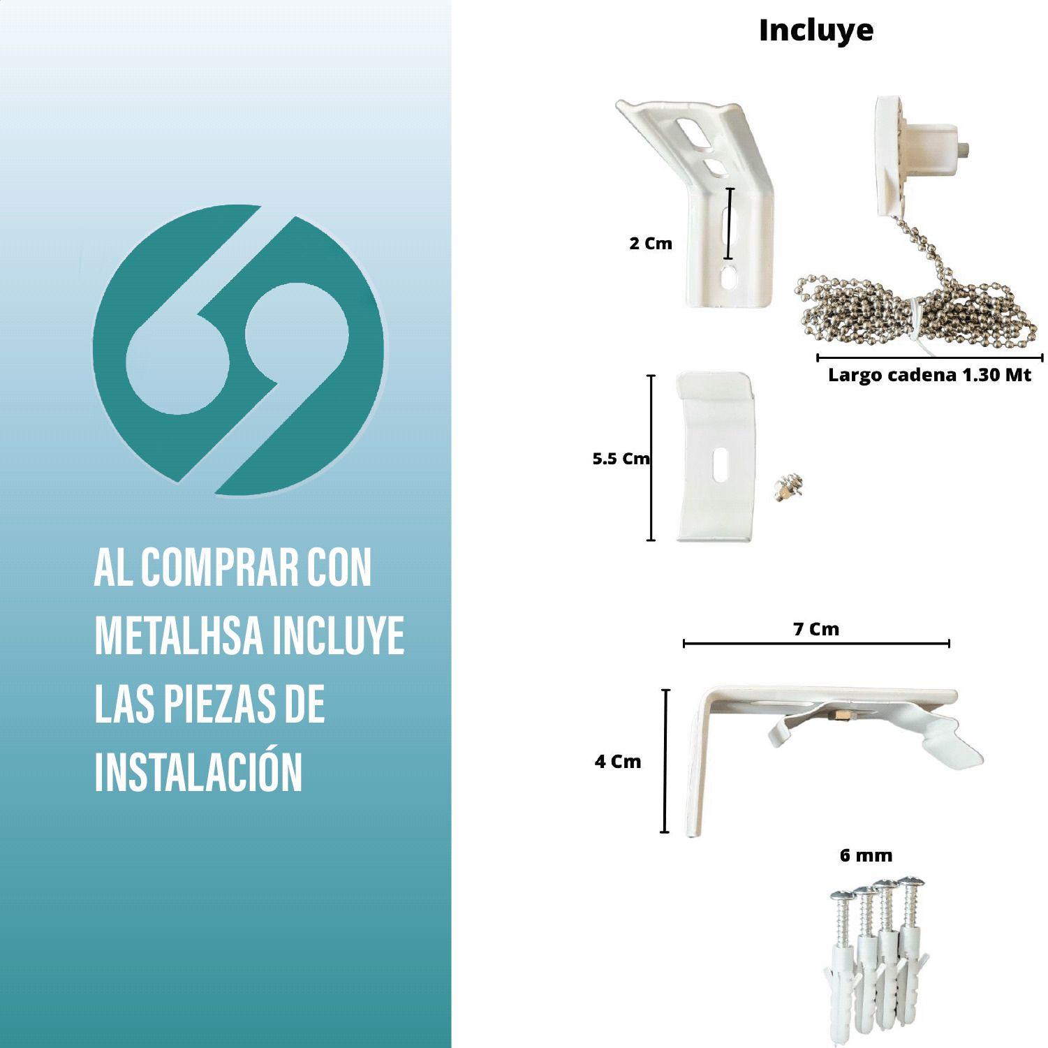 Cortina Roller Duo Zebra Día y Noche Tostado 160 X 165 Cm Sin Cenefa Sunfree-7