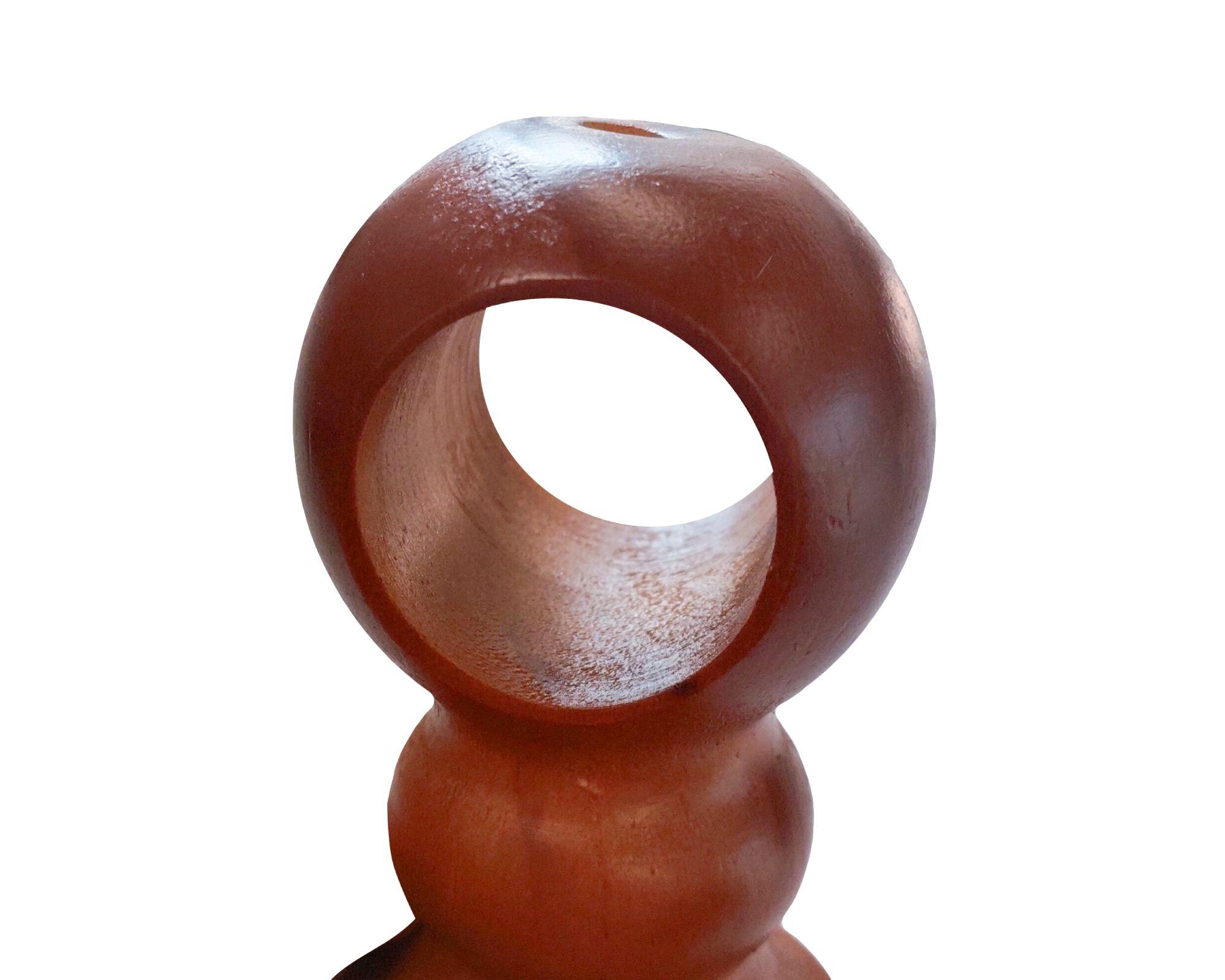 Pack 2 Unidades Soporte Techo Doble De Madera 19/28 Mm Color Chocolate-1