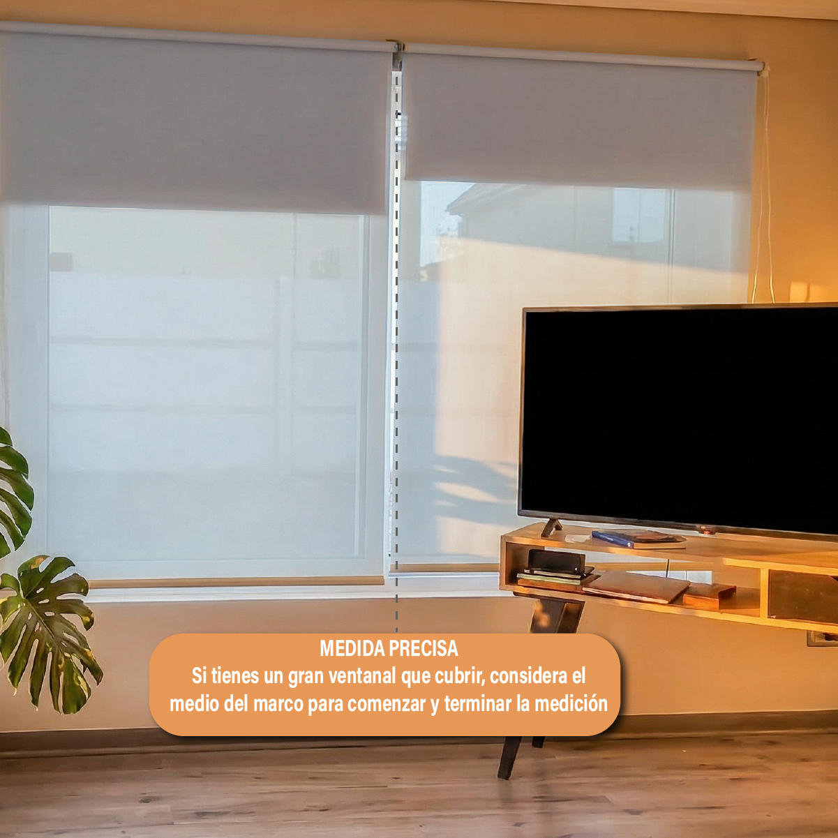 Cortina Roller Doble Blackout y Sunscreen 150 X 250 Cm Color Gris Marca Sunfree-6