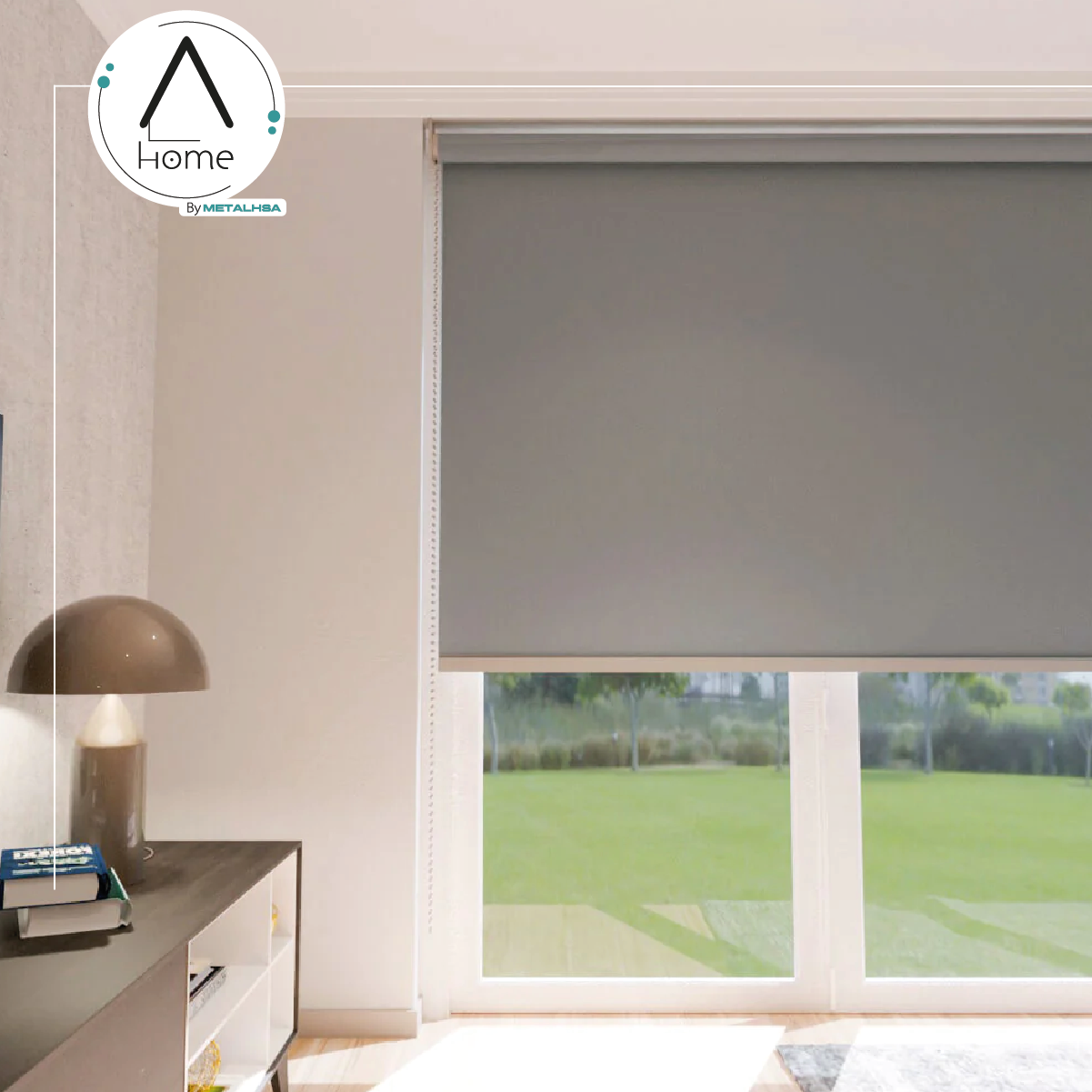 Cortina Roller Blackout Gris 90 X 250 Cm Sunfree-6