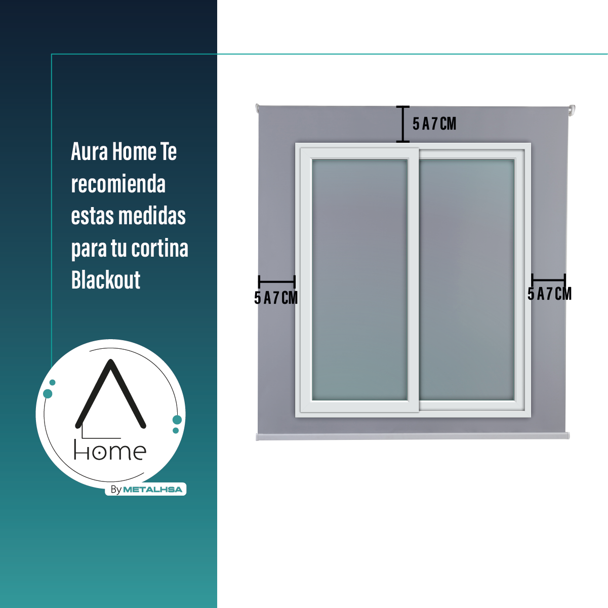 Cortina Roller Blackout Gris 90 X 250 Cm Sunfree-8