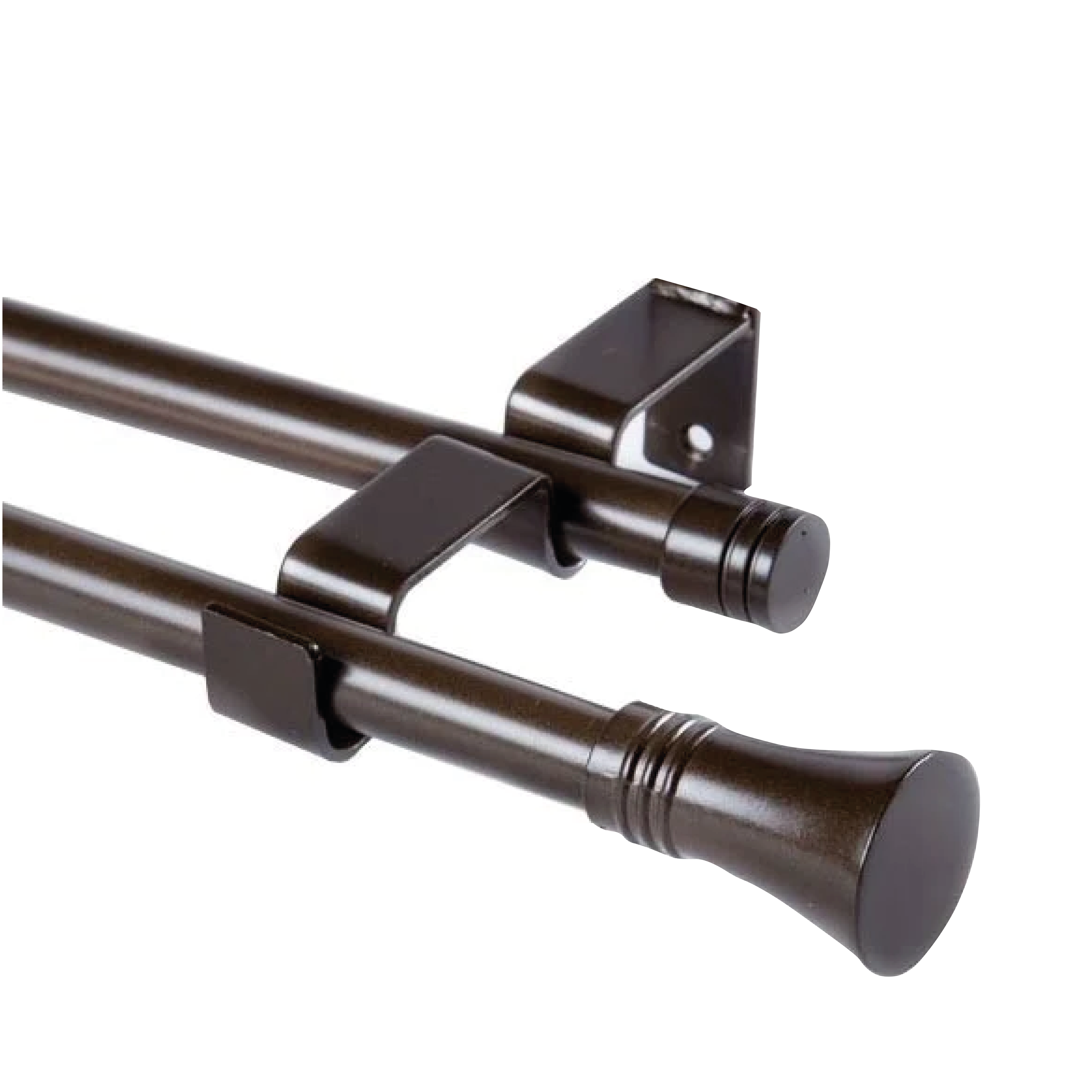 Set Extensible Muro 75-110 Cm Terminal Cónico Color Café-0