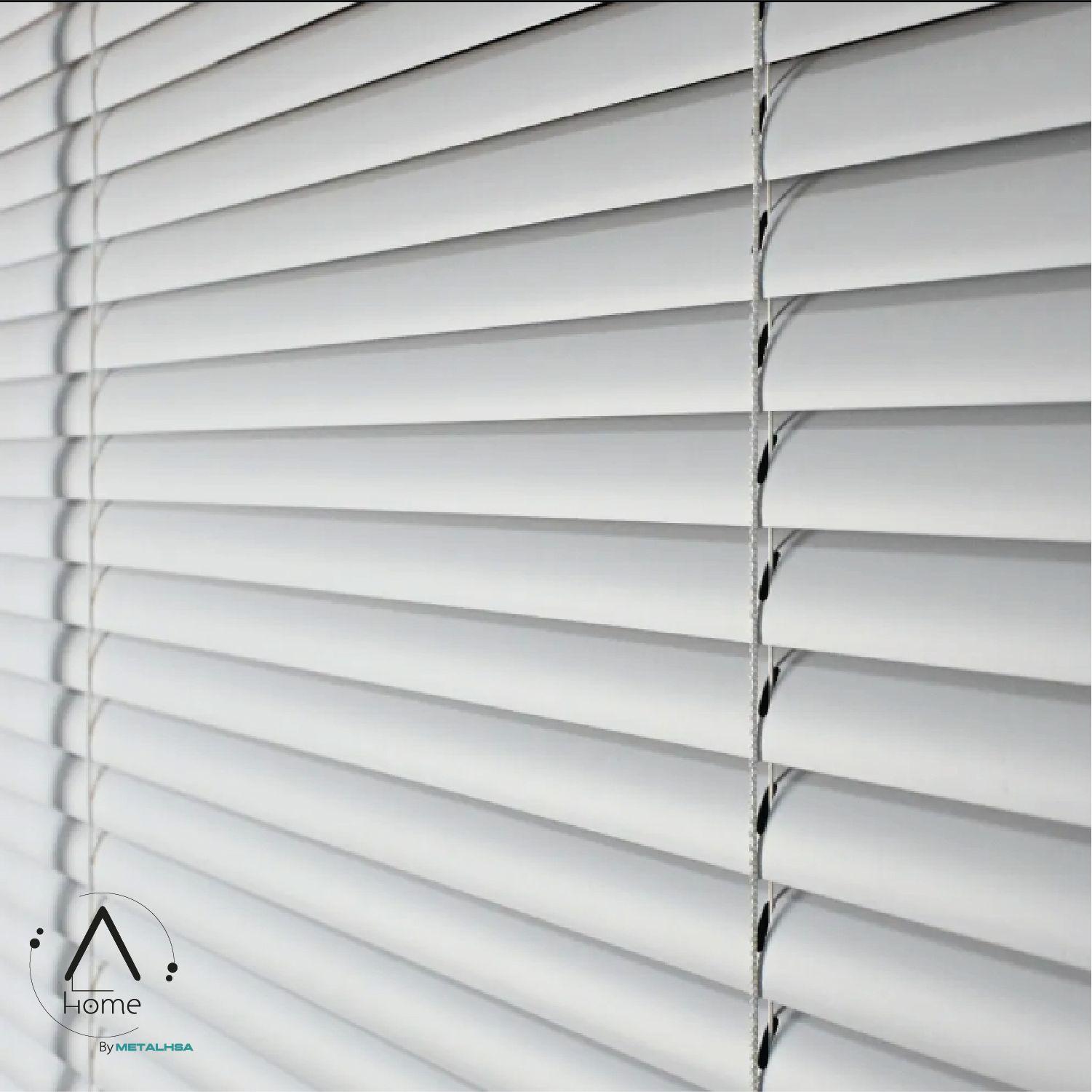 Persiana Veneciana Pvc 25MM 100X165 Cm Manual Gris Ceniza Aura-4