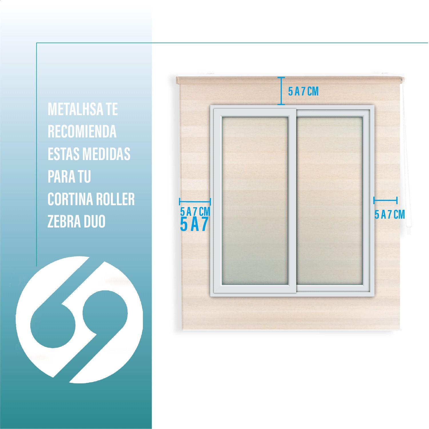 Cortina Roller Duo Zebra Día y Noche Beige 200 X 250 Cm Sin Cenefa Sunfree-2