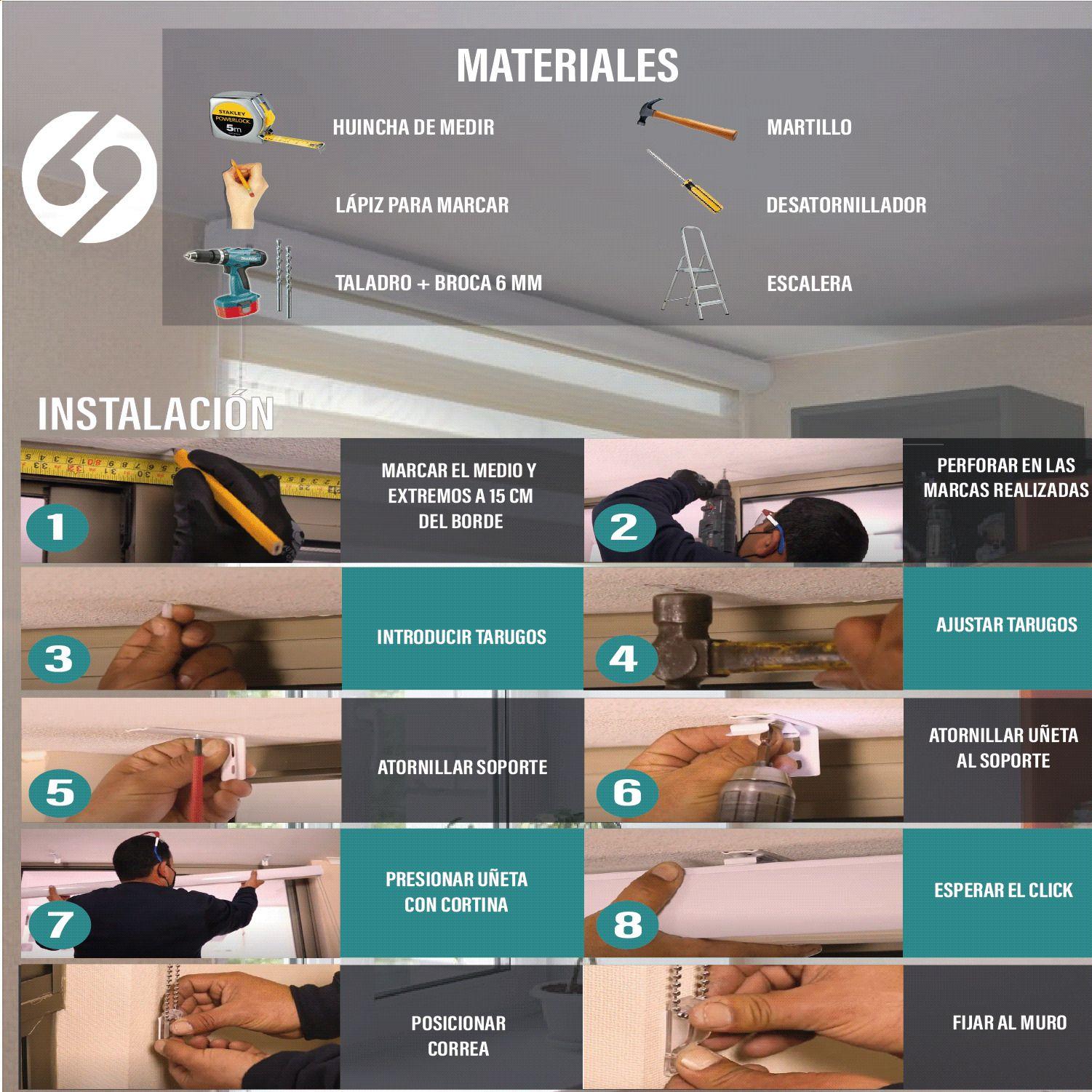 Cortina Roller Duo Zebra Día y Noche Beige 200 X 250 Cm Sin Cenefa Sunfree-8