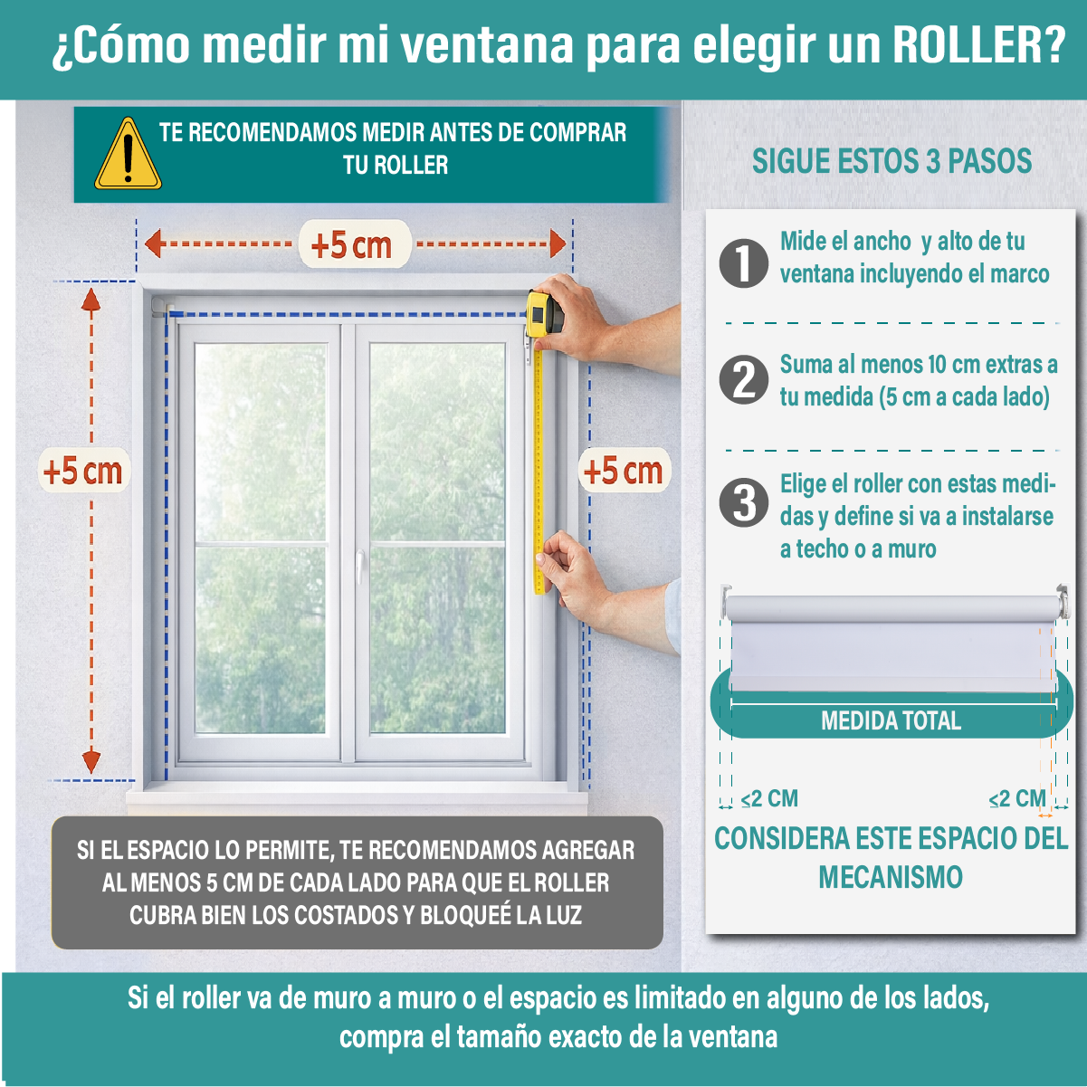 Cortina Roller Doble Blackout y Sunscreen 120X165 Cm Color Gris Marca Aura-1