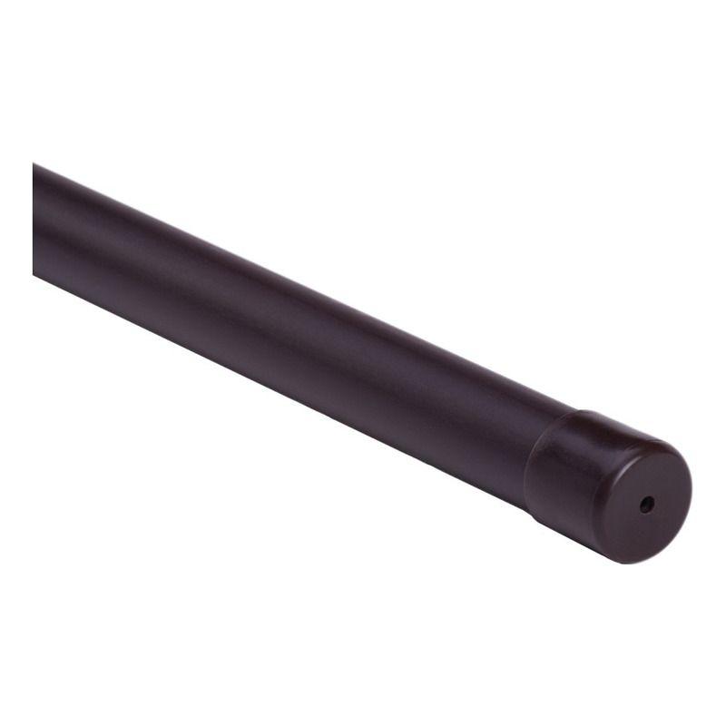 Barra Plastificada Café Para Closet 22 Mm X 1.80 Mt-2